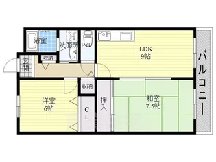 メゾンアール【308号室】の間取り