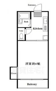 大阪府豊中市若竹町1丁目【アパート】の間取り