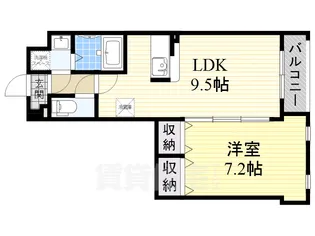 大阪府豊中市野田町【マンション】の間取り
