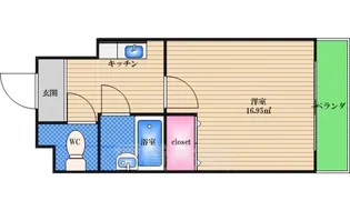 シンパシー京橋【9階】の間取り
