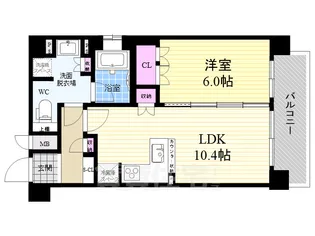 「リーガル京都堀川中立売」【5階】の間取り