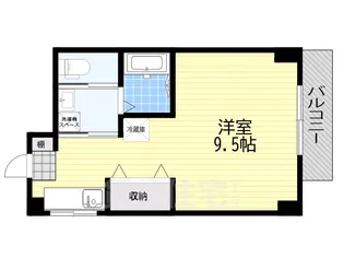 サカエマンション【1階】の間取り