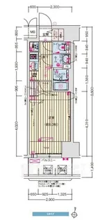 1Kの間取り画像