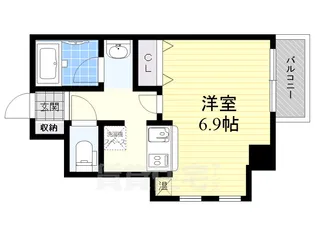大阪府大阪市都島区東野田町1丁目【マンション】の間取り