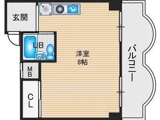 サンシティ烏丸【6階】の間取り