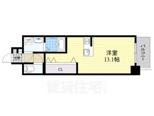 フレール上前津【11階】の間取り