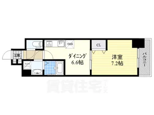 フレール上前津【11階】の間取り