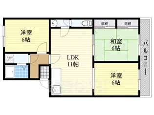 メゾン松原【306号室】の間取り
