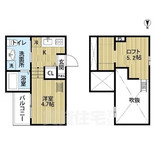 コンフォート津金(コンフォートツガネ)【1階】の間取り