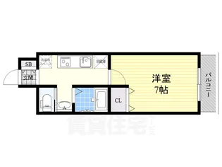 A-City瑞穂雁道【2階】の間取り