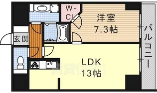 パークアクシス丸の内【5階】の間取り