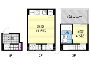 是空HORIKAWA【1階】の間取り