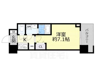 M-RESIDENCE新大阪Garden【6階】の間取り