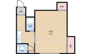 コーポ小林【5階】の間取り
