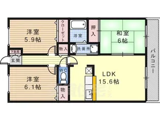 エンジェルズ・アイ【5階】の間取り