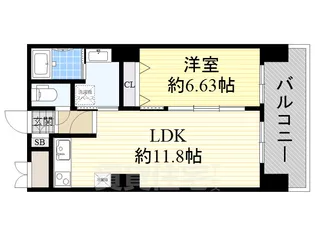 ノルデンタワー新大阪プレミアム【13階】の間取り