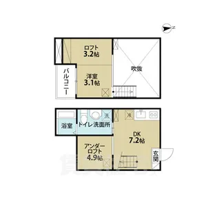 サンエイブリッジ1【1階】の間取り