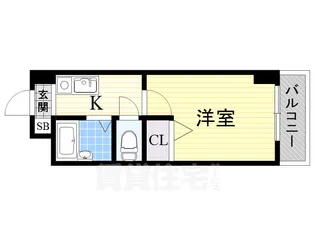 ノルデンハイム淡路【4階】の間取り