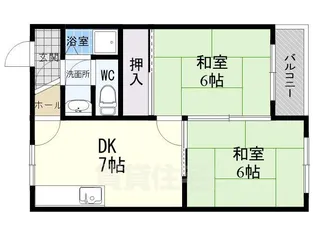 ガーデンヒル平野【3階】の間取り