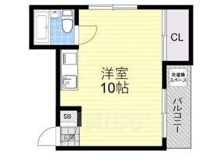 メゾンドール高殿【4階】の間取り