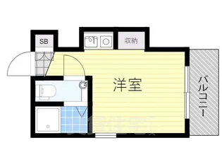 シャルム十三(十三東)【4階】の間取り