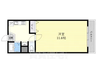 ミティオ森小路【4階】の間取り