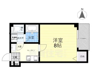 プライムコート東三国【1階】の間取り