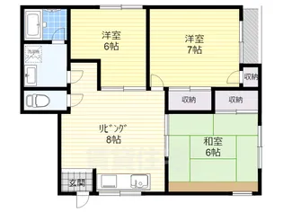 ハイツ四季【2階】の間取り