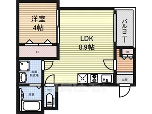 ラ・ナチュール大須【1階】の間取り