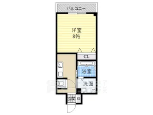 協同レジデンス摂津富田【305号室】の間取り