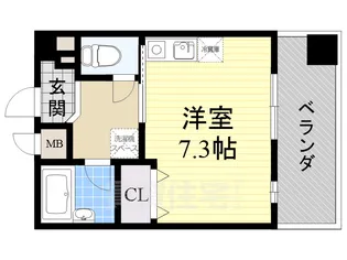 大阪府堺市堺区中之町西4丁【マンション】の間取り