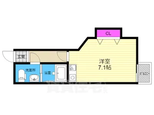 ブリエ西大路【2階】の間取り