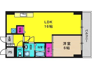 レジデンス桂川【2階】の間取り