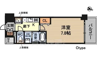 プランドール新大阪SOUTHレジデンス【4階】の間取り