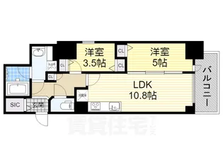 プレサンスTHE久屋大通レジェンド【2階】の間取り