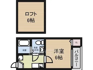 stage 瓢箪山【1階】の間取り