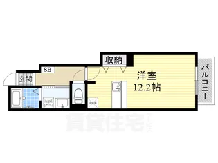 大阪府堺市北区金岡町【アパート】の間取り