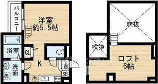 ほっとスマイル【2階】の間取り