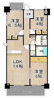 大阪府堺市堺区宿屋町西3丁【マンション】の間取り