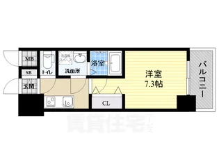 エスプレイスアーバンレジデンス【10階】の間取り
