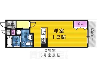 TKアンバーコート宿院【2階】の間取り