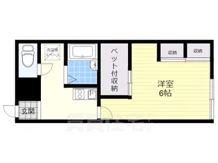 レオパレスフォレストコート大井【1階】の間取り