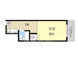 大阪府大阪市住吉区苅田4丁目【マンション】の間取り