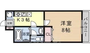 ヒルズイッセイ【2階】の間取り