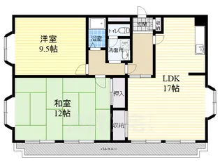ロータリービルド西宮【3階】の間取り