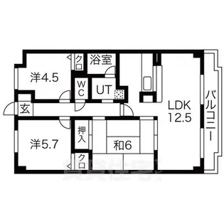ココ西宮【4階】の間取り