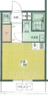 新北野NCビル【7階】の間取り
