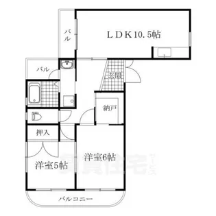 ぷちうらら【3階】の間取り