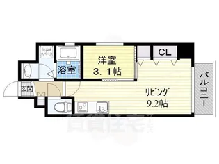 ラクラーレ上前津【7階】の間取り