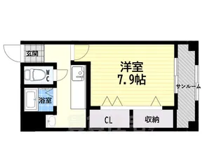 公楽ビル【4階】の間取り